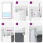 Estor Enrollable Opaco Blanco Roto 140x175cm Tela Ancho 136,6cm by , Blinds and blinds - Ref: Foro24-4011682, Price: 35,49 €,...