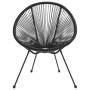 Garten Essgarnitur 3 Stück PVC Rattan schwarz von vidaXL, Gartensets - Ref: Foro24-3060279, Preis: 274,72 €, Rabatt: %
