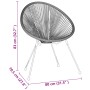 Garten Essgarnitur 3 Stück PVC Rattan schwarz von vidaXL, Gartensets - Ref: Foro24-3060279, Preis: 274,72 €, Rabatt: %