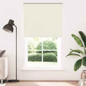 Estor Enrollable Opaco Blanco Roto 130x230cm Tela Ancho 126,6cm by , Blinds and blinds - Ref: Foro24-4011732, Price: 34,22 €,...