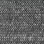 Black HDPE privacy net 1.2x50 m 75 g/m² by vidaXL, Umbrellas - Ref: Foro24-149322, Price: 60,31 €, Discount: %