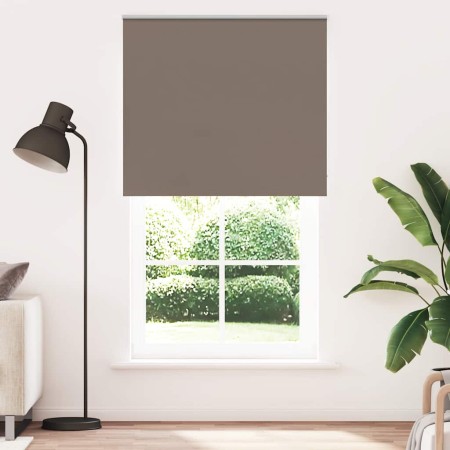 Estor Enrollable Opaco Color Café 125x230cm Tela Ancho 121,6cm by , Blinds and blinds - Ref: Foro24-4011081, Price: 27,01 €, ...