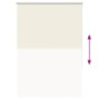 Estor Enrollable Opaco Blanco Roto 105x130cm Tela Ancho 100,7cm de , Persianas y estores - Ref: Foro24-4011623, Precio: 39,31...