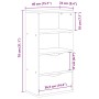 Nebenmöbel mit Schubladen ODDA 40x24x79 cm Massivholz Kiefer von , Sideboards - Ref: Foro24-4103593, Preis: 62,18 €, Rabatt: %