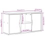 TV-Möbel ODDA aus massivem Kiefernholz 79x24x40 cm von , TV-Möbel - Ref: Foro24-4103603, Preis: 61,64 €, Rabatt: %