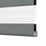 Dark gray zebra curtain 55x100cm, fabric width 50.9cm, made of polyester. by , Blinds and blinds - Ref: Foro24-4014096, Price...