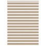 Dies ist ein breiter, 155,9 cm breiter, brauner Sand-Zebra-Vorhang aus Polyester. von , Jalousien und Jalousien - Ref: Foro24...