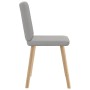 Dining chairs 2 units gray cloud fabric by , dining chairs - Ref: Foro24-4101206, Price: 103,21 €, Discount: %