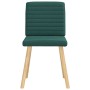 Esstischstühle, 4 Stück, dunkelgrüner Stoff von , Essstühle - Ref: Foro24-3315279, Preis: 200,81 €, Rabatt: %