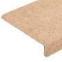 Self-adhesive stair tread mat, 30 units, cream color, 65x21x4 cm by , Stair mats - Ref: Foro24-3365691, Price: 89,23 €, Disco...
