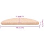 Selbstklebende Treppenmatte, 30 Stück, Creme, 56x17x3 cm. von , Treppenmatten - Ref: Foro24-3365679, Preis: 74,48 €, Rabatt: %