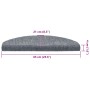Selbstklebende Treppenmatte, 30 Stück, hellgrau, 65x21x4 cm. von , Treppenmatten - Ref: Foro24-3365658, Preis: 93,15 €, Rabat...