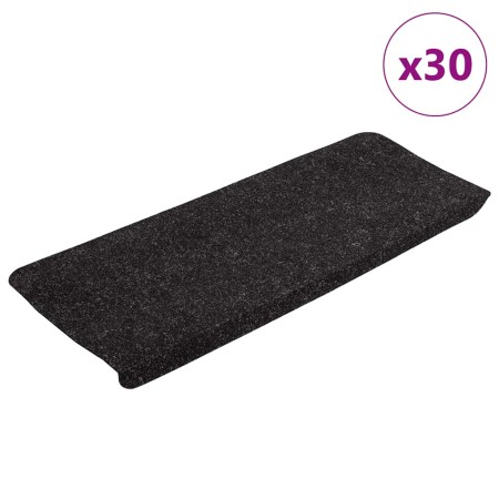 Selbstklebende Treppenmatte, 30 Stück, Anthrazit, 65x24,5x3,5 cm. von , Treppenmatten - Ref: Foro24-3365903, Preis: 78,03 €, ...