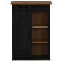 Hängeschrank HALDEN mit Schiebetür 49x22,5x70cm schwarz von , Küchenschränke - Ref: Foro24-4018440, Preis: 90,11 €, Rabatt: %
