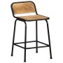 Bar stools 2 units 46x35.5x70 cm solid mango wood by , Kitchen stools - Ref: Foro24-4013534, Price: 107,41 €, Discount: %