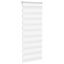 Zebra-Vorhang, weiß, 55x150 cm, Stoffbreite 50,9 cm, aus Polyester. von , Jalousien und Jalousien - Ref: Foro24-4014746, Prei...
