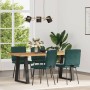 Sillas de comedor 4 unidades terciopelo verde oscuro de , Sillas de comedor - Ref: Foro24-3315258, Precio: 166,56 €, Descuent...