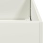 Blumenkasten aus weißem Stahl 200x80x40 cm von , Töpfe und Pflanzgefäße - Ref: Foro24-860753, Preis: 131,50 €, Rabatt: %