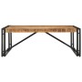 Mesa de centro de madera maciza de mango rugosa 100x100x35 cm by , Coffee table - Ref: Foro24-4016667, Price: 146,20 €, Disco...