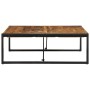 Mesa de centro de madera maciza de mango rugosa 100x100x35 cm by , Coffee table - Ref: Foro24-4016667, Price: 146,20 €, Disco...