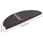 Selbstklebende Treppenmatte, 20 Stück, Anthrazit, 65x21x4 cm. von , Treppenmatten - Ref: Foro24-3365651, Preis: 53,77 €, Raba...