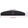 Selbstklebende Treppenmatte, 20 Stück, schwarz, 65x21x4 cm. von , Treppenmatten - Ref: Foro24-3365645, Preis: 54,51 €, Rabatt: %