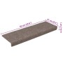 Self-adhesive stair tread mat, 30 units, cream color, 65x21x4 cm by , Stair mats - Ref: Foro24-3365700, Price: 82,03 €, Disco...
