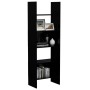 Estantería de madera contrachapada negro 60x35x180 cm de vidaXL, Librerías y estanterías - Ref: Foro24-803408, Precio: 68,98 €
