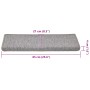 Alfombrilla escalera 30 uds 65x21x4 cm gris claro | Foro24.es | Tu tienda online para hogar, jardín y más Foro24.es