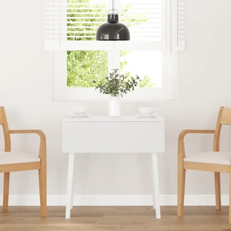 Esstisch aus massivem weißem Kautschukholz von , Küchen- und Esstische - Ref: Foro24-4102534, Preis: 131,48 €, Rabatt: %