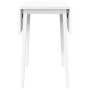 Mesa de comedor de madera maciza de caucho blanco de , Mesas de cocina y de comedor - Ref: Foro24-4102534, Precio: 131,41 €, ...