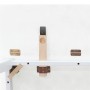 Esstisch aus massivem weißem Kautschukholz von , Küchen- und Esstische - Ref: Foro24-4102534, Preis: 131,48 €, Rabatt: %