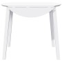 Solid white rubberwood dining table by , Kitchen and dining tables - Ref: Foro24-4102529, Price: 142,16 €, Discount: %