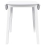 Mesa de comedor de madera maciza de caucho blanco de , Mesas de cocina y de comedor - Ref: Foro24-4102529, Precio: 142,16 €, ...