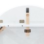 Solid white rubberwood dining table by , Kitchen and dining tables - Ref: Foro24-4102529, Price: 142,16 €, Discount: %