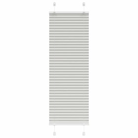 Light gray pleated blind 40x150 cm Fabric width 39.4 cm Polyester by , Blinds and blinds - Ref: Foro24-4015335, Price: 14,58 ...