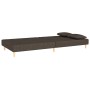Zweiplätziges Schlafsofa mit zwei braunen Kissen. von , Sofas - Ref: Foro24-375891, Preis: 227,59 €, Rabatt: %