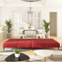 Zweiplätziges Schlafsofa aus Samt in Weinrot. von , Sofas - Ref: Foro24-375879, Preis: 235,08 €, Rabatt: %