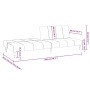 Zweiplätziges Schlafsofa aus Samt in Weinrot. von , Sofas - Ref: Foro24-375879, Preis: 235,08 €, Rabatt: %