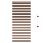 Estor cebra marrón 110x200 cm tejido ancho 105,9 cm poliéster by , Blinds and blinds - Ref: Foro24-4014367, Price: 30,67 €, D...