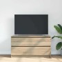 TV-Möbel aus Sonoma-Eichenfurnierholz, 100x35x54 cm. von , TV-Möbel - Ref: Foro24-861807, Preis: 88,48 €, Rabatt: %
