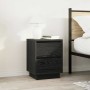 Bedside tables with LED lights 2 units black 38x34x50 cm by , Nightstands - Ref: Foro24-861286, Price: 99,01 €, Discount: %