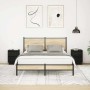 Bedside tables with LED lights 2 units black 38x34x50 cm by , Nightstands - Ref: Foro24-861286, Price: 99,01 €, Discount: %