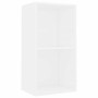 Estantería 2 niveles madera contrachapada blanco 40x30x76,5 cm de , Librerías y estanterías - Ref: Foro24-800927, Precio: 37,...