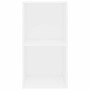 Estantería 2 niveles madera contrachapada blanco 40x30x76,5 cm de , Librerías y estanterías - Ref: Foro24-800927, Precio: 37,...