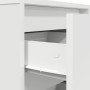 Mesilla de noche con luces LED blanca 38x34x65 cm de , Mesitas de noche - Ref: Foro24-861301, Precio: 75,40 €, Descuento: %