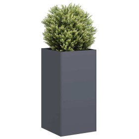Jardinera de acero laminado en frío antracita 40x40x80 cm von , Töpfe und Pflanzgefäße - Ref: Foro24-860705, Preis: 105,09 €,...