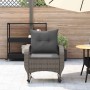 Garten Schaukelstuhl mit grauen Kissen aus synthetischem Rattan von , Gartenstühle - Ref: Foro24-4104195, Preis: 113,86 €, Ra...