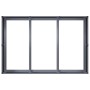 Pflanzgefäß aus anthrazitgrauem Stahl 120x80x40 cm von , Töpfe und Pflanzgefäße - Ref: Foro24-860747, Preis: 100,43 €, Rabatt: %