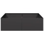 Pflanzgefäß aus schwarzem Stahl, 100x100x30 cm. von , Töpfe und Pflanzgefäße - Ref: Foro24-860808, Preis: 69,90 €, Rabatt: %